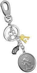 PORTE-CLES ST CHRISTOPHE CHROME
