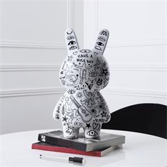 SCULPTURE CRAZY BUNNY PERSONNALISABLE