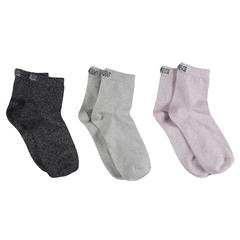 CHAUSSETTES PAILLETTES 3 COULEURS ASSORTIES