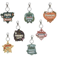PORTE-CLES FAMILLE ASSORTIS