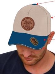 CASQUETTE BEER LEGEND BEIGE