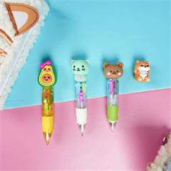 STYLOS 4 COULEURS KAWAII ASSORTIS