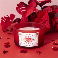 COFFRET BOUGIE 3 MECHES AMOUR