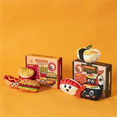 COFFRET JOUETS BURGER ET SUSHIS POUR CHAT ASSORM16