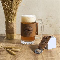 COFFRET CHOPE ET DECAPSULEUR  BIERE DE LEGENDE