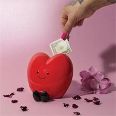 TIRELIRE COEUR SWEETY