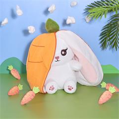 PELUCHE LAPIN SURPRISE CAROTTE
